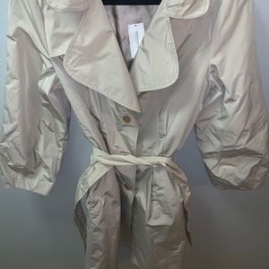 Never worn banana republic trench/rain resistant